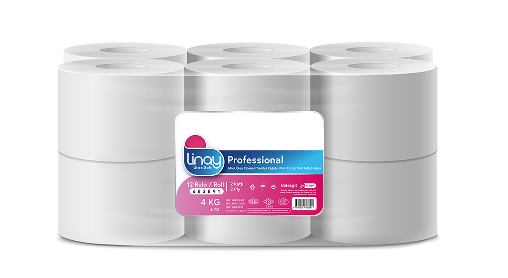 Linay Mini İçten Çekmeli Tuvalet Kağıdı 4 Kg